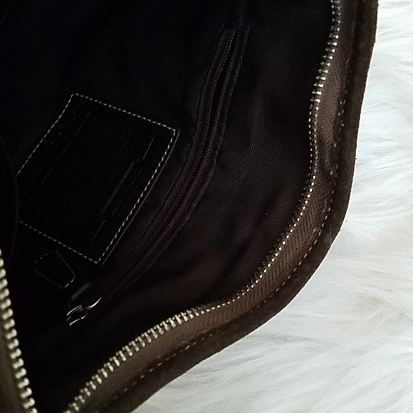 SOLD• COACH| Brown Signature Logo Leather Bags - Picture 6 of 6